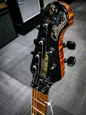 Ernie Ball Music Man Cutlass Floyd HSS with Locking Tremolo - Slymer Burst 6